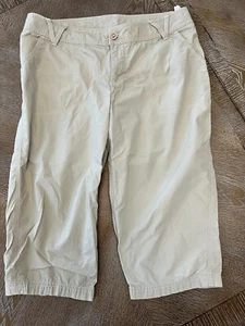 Columbia NYLON WANDERN kurze HOSE DAMEN GRÖSSE 12 beige Taille 34” Schrittlänge 17” - Bild 1 von 7