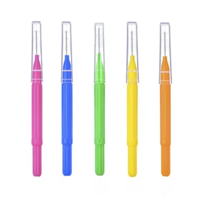 40Pcs Interdental Brushes Health Care Tooth Oral Care Tools Portable For Travel - Picture 1 of 21