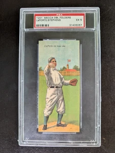 1911 T201 Mecca F. LaPorte J. Stephens St. Louis Browns PSA 5 - Picture 1 of 2