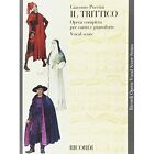 Il Trittico The Triptych (Opera Vocal Score Series) - Paperback NEW Puccini, Gia
