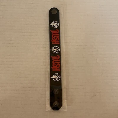 Pulsera RUSH Starman Negra Roja Blanca Silicona a Presión Foto 1 de 4