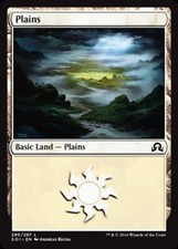 1x Plains (285) - Foil NM, English MTG Shadows Over Innistrad