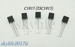 5 pz C1815 2SC1815 Transistor NPN 0,15A 150mA 50V TO-92 400mW - 5 pezzi C 1815