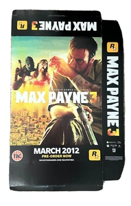 Max Payne 3 RARO PS3 XBOX 360 Display Box promozionale/cubo - Foto 1 di 1