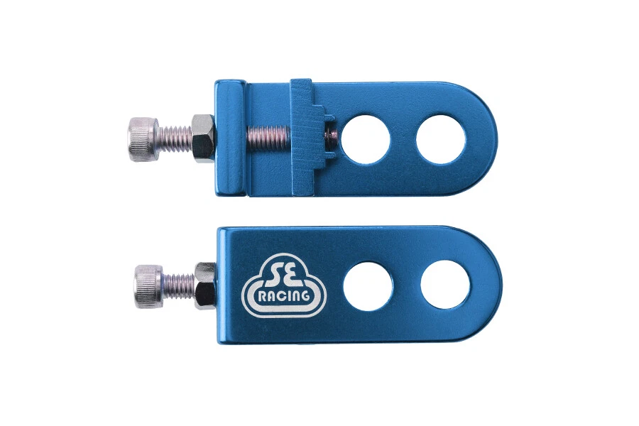 SE RACING Lockit BMX ajustador de corrente ajustador par de bicicletas eixos liga 3/8" (10mm) - Imagem 1 de 2