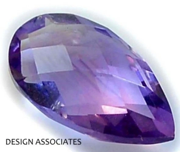 BRIOLETTE AMATISTA BRASILEÑA 18x10 MM CORTE PERA TOTALMENTE NATURAL Foto 1 de 1
