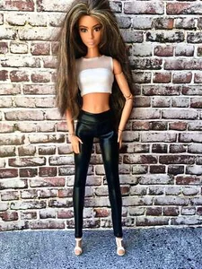 BQ-VIPER – Faux Leather Leggings for 11.5" Fashion Dolls - Picture 1 of 4