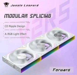 Wentylatory chłodzące Interstellar V2RS białe Aura RGB Daisy Chain Cooler - Zdjęcie 1 z 5