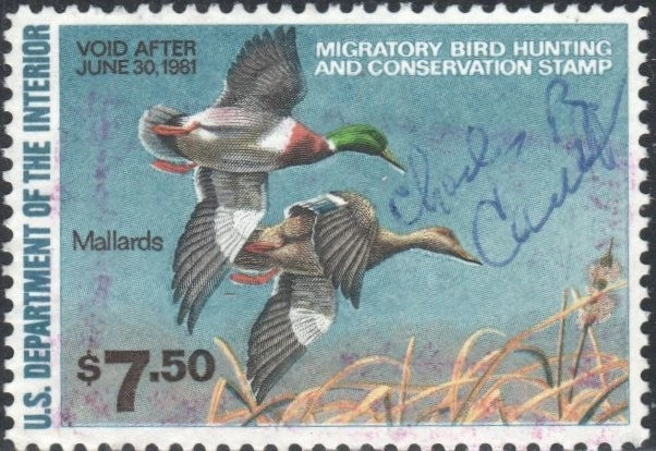 US Scott #RW47 Duck Stamp, used - Image 1 of 1