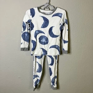 Conjunto de pijama Burt Bees talla 4T Sun Moon algodón orgánico - Imagen 1 de 6