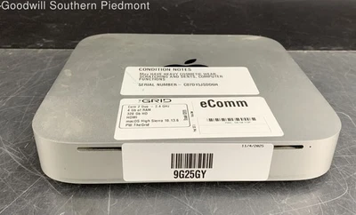 Apple Mac mini Mid 2010 MC270LL/A Intel Core 2 Duo P8600 4GB RAM 320GB HDD - Image 1 of 4