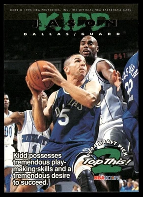 1995 Skybox #422 Jason Kidd Shawn Bradley Top This! - Image 1 of 2