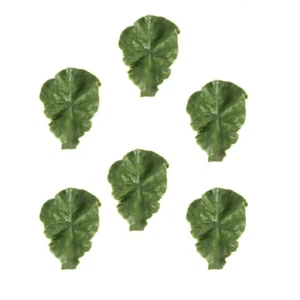 Plastic Fake Lettuce Leaves Green Realistic Salad Party Decoration - Photo 1/10
