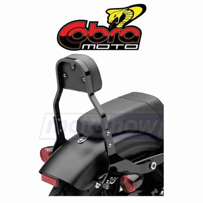 Cobra Mini Detachable Backrest for 2001-2006 Harley Davidson FLSTCI Heritage vj Foto 1 de 4