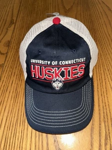 UCONN HUSKIES NCAA FASZINIERENDE TRUCKERMÜTZE ERWACHSENE DRUCKKNOPFLASCHE EINHEITSGRÖSSE - Bild 1 von 6