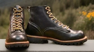 Stivali Red Wing 2935 Lineman 8.5D neri suola Vibram pizzo a punta LTT con scatola 2014 - Foto 1 di 10