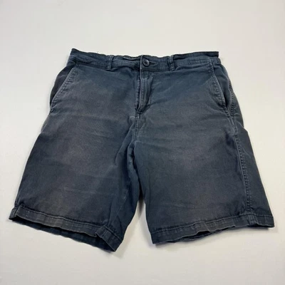 Pantalones Cortos Saks Fifth Avenue Para Hombre 34 Azul Chino Frente Plano Informal Algodón Verano Foto 1 de 4