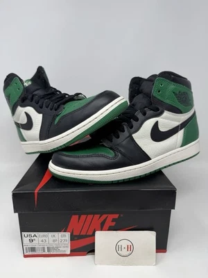 Nike Air Jordan 1 Retro High Og Pine Green 2018 Talla 9.5 Auténticas Usadas Aj1 Raras Foto 1 de 4