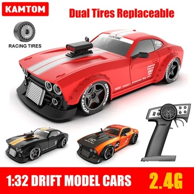 Kamtom 2.4G 4WD 1/32 ESP Gyro High Speed Drift Remote Drifting Racing Cars - Image 1 of 4