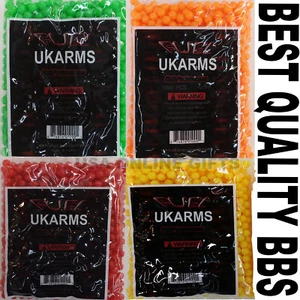 Quality Ukarms  Airsoft Gun Bullets 0.12 Gram 6 mm BB's Pellets Ammo - Picture 1 of 17