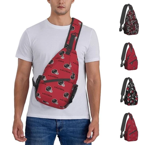 Atlanta Falcons Men's Casual Cross Chest Bag Diagonally Portable Travel Bag Cover
