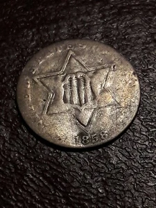 1858 3-cent silver - Picture 1 of 3