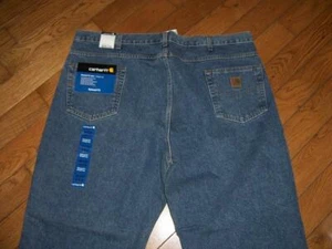 CARHARTT MEN'S NWT RELAXED FIT STRAIGHT LEG JEANS WAIST 46 LENGTH 30 - Picture 1 of 3