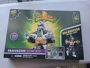 Mighty Morphin Power Rangers Dragonzord 280 Piece Construction Building Set NEW - Picture 1 of 7