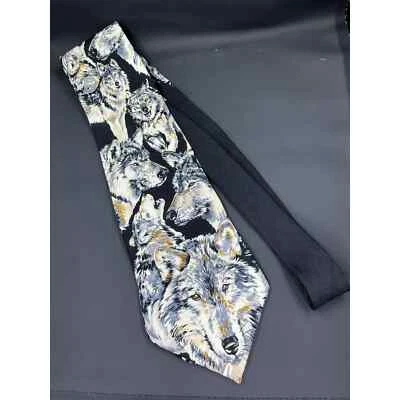 Corbata DE COLECCIÓN Gray Wolves l Fondo Mundial para la Naturaleza - Seda Foto 1 de 4
