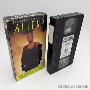 1992 Alien 3 Preview Videocassette Screener Promo VHS Feature Length Demo Tape - Imagen 1 de 7