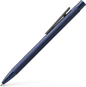 Faber-Castell Kugelschreiber Neo Slim Aluminium, Minenstärke M, dunkelblau, 