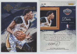 2015-16 Panini Court Kings Expressionists Anthony Davis #23