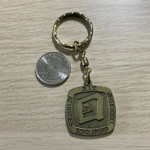 Alpha Sigma Lambda Honor Society RIT Scholarship VTG Keychain Key Ring #41111 - Picture 1 of 2