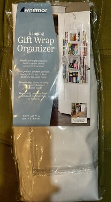 Organizador de envoltura de regalo colgante juguetes paraguas accesorio almacenamiento ahorro de espacio armario Foto 1 de 4