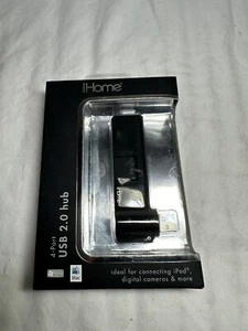 Hub USB 2.0 iHome 4 porte per MP3, fotocamera ecc. compatibile PC Windows e Mac - Foto 1 di 4