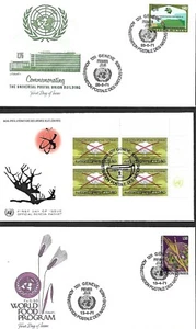 UNITED NATIONS - GENEVA 1971 - 1972 SEVENTEEN FIRST DAY COVERS  - Picture 1 of 6
