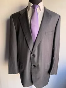 ⭐️ OXXFORD CLOTHES GRAY STRIPE SPORT COAT JACKET 48 ⭐️ - Picture 1 of 10