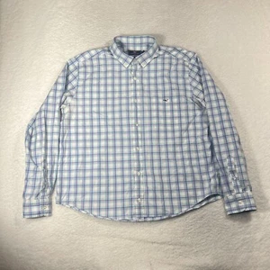Vineyard Vines Herren Classic Fit Tucker Hemd Gr. XL rosa blau kariert Wal Logo - Bild 1 von 8