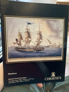 Christie’s Maritime Auction Catalog May 1996 - Picture 1 of 2
