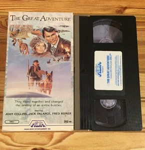 The Great Adventure, (VHS, 1985) Joan Collins, Jack Palance, Fred Romer - Picture 1 of 9