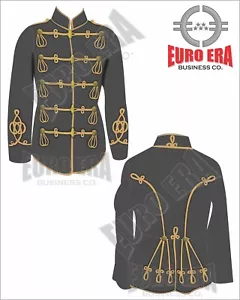 New Napoleonic Imperial Prussian Hussars Military Tunic Attila Jacket - Picture 1 of 3