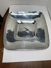 New ListingOld Town Imports Large Square Platter Tray 17 x 16.5 Inch Aluminum Mexico