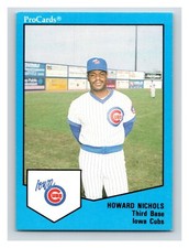 1989 ProCards Minor League Team Sets #1712 Howard Nichols