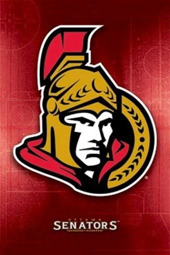 OTTAWA SENATORS ~ RINK LOGO 22x34 POSTER NHL National Hockey League NEW/ROLLED! - Image 1 of 1