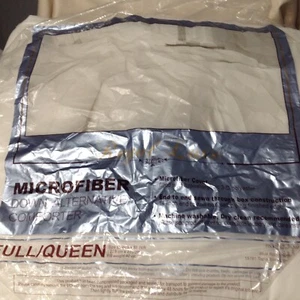 Royal Luxe Lightweight Microfiber Down Alternative Comforter FULL/QUEEN White - Picture 1 of 4