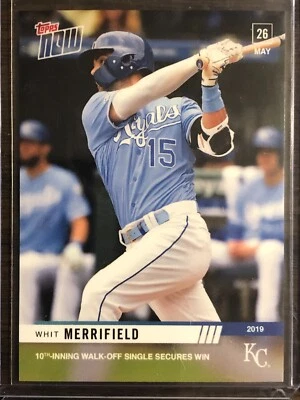 2019 Topps Now #285 Whit Merrifield Kansas City Royals - Image 1 of 2