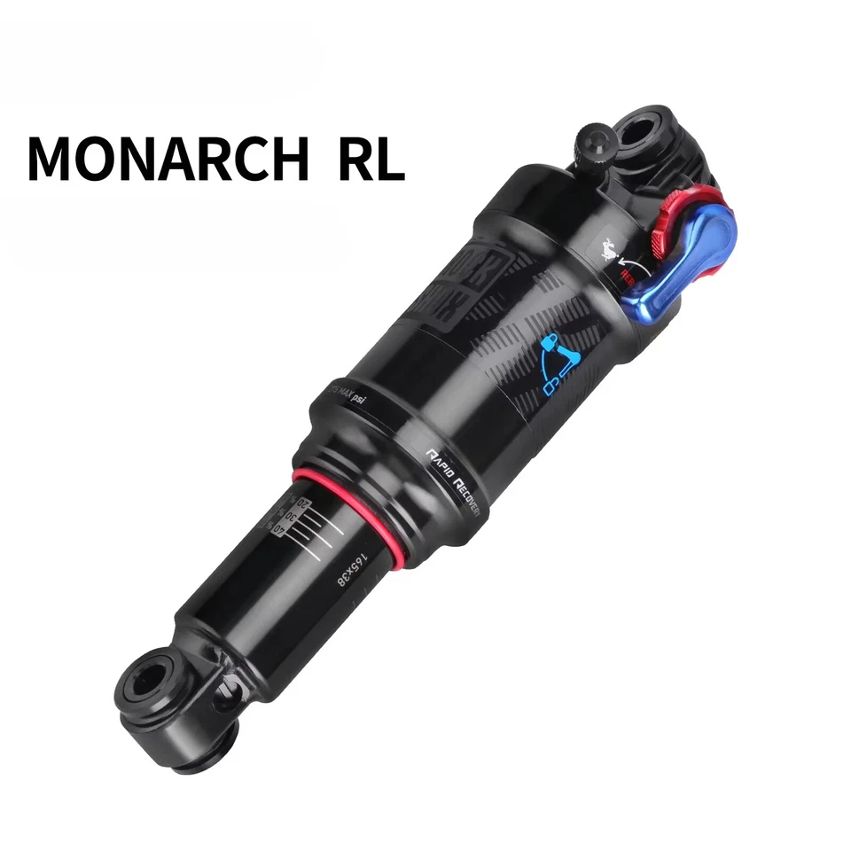 Amortiguador Trasero Bicicleta 165*40mm con Bloqueo Ajuste Rebote Pieza Bicicleta Foto 1 de 4