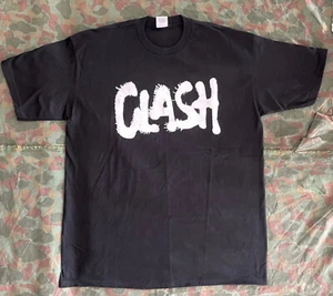 Maglietta con logo Supreme x The Clash SS10 nera taglia XL nuova NOS rara - Foto 1 di 7