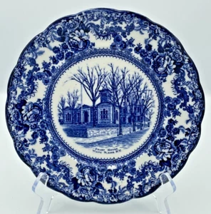 Court House White Plains NY F. Winkle TOGO Colonial Pottery Stoke England - Imagen 1 de 5