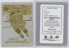 2016-17 Upper Deck Compendium Printing Plate Yellow 1/1 Riley Nash #319